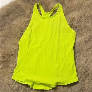 Lululemon Athletica Neon Yellow Tank Top